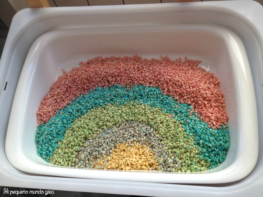 arco iris arroz